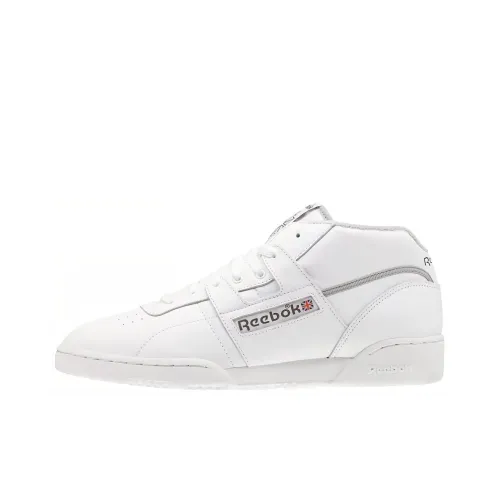 Reebok Workout Clean Mid Скейтборд Кроссовки Мужские Белые
