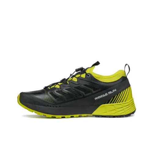SCARPA Ribelle Беговые кроссовки Низкий Топ Желтый Мужской