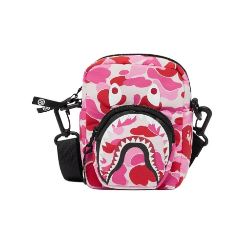A BATHING APE Bape Сумки кросс-боди Розовый Камуфляж Унисекс