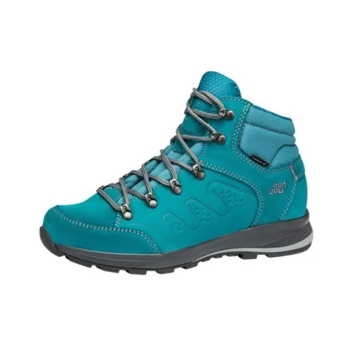 HanWag Альпинистские и туристические ботинки High Top Сине-зеленый Женские