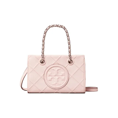 TORY BURCH Fleming Sheepskin Tote Bag Shopping Bag Portable Crossbody Bag Shoulder Bag Women's Light Pink