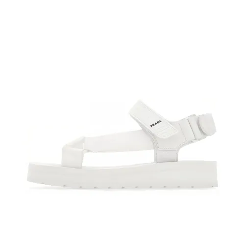 PRADA Пляжные сандалии Женские Белые