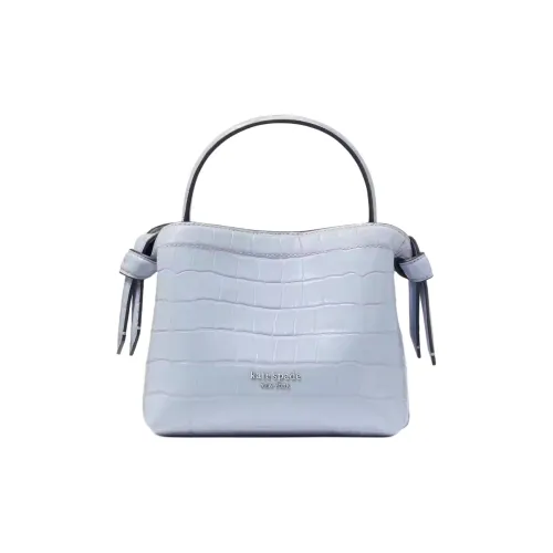 Kate Spade Knott Гладкая кожа Тоут Сумка Сумка для покупок Сумка через плечо Сумка Мини Женская Синяя