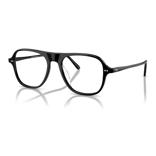 Oliver Peoples Ацетат Нерегулярная форма Оправа для очков Унисекс Черный