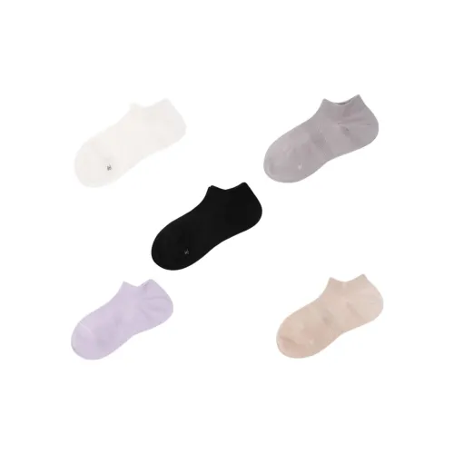 Pan Shijia Низкий вырез No Show Носки Женские 5 пар