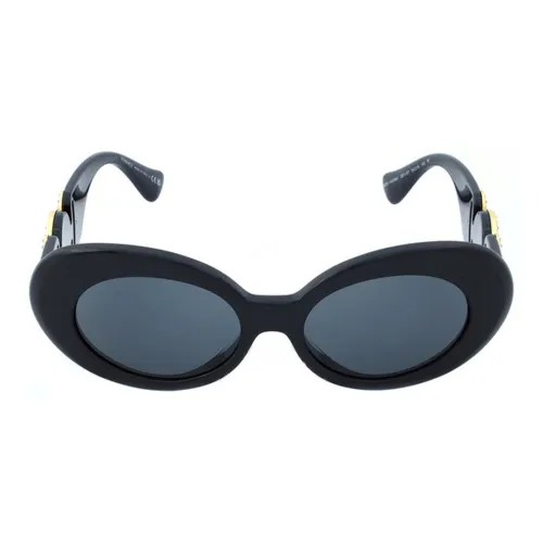 VERSACE Пластик Кошачий глаз Солнцезащитные очки Женские Черный
