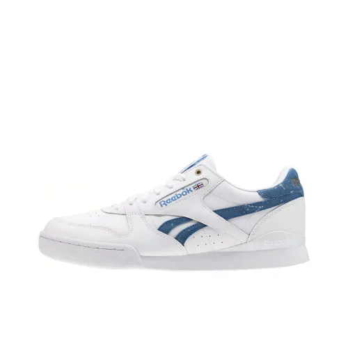 Reebok Phase 1 Pro Low Топ Скейтборд Кроссовки Мужские Белые Синие