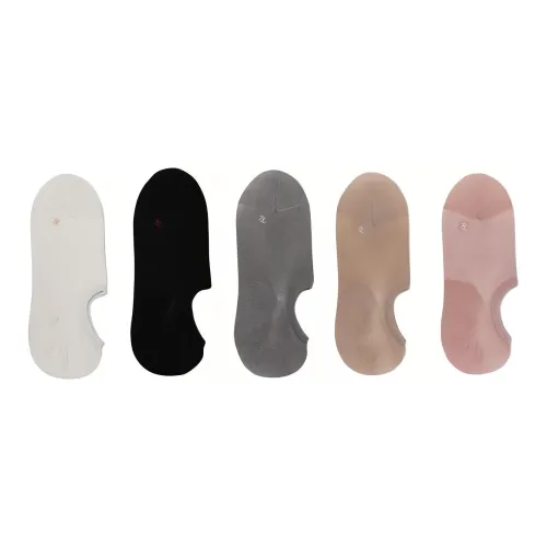 Pan Shijia Invisible No Show Socks Women's 5 Pack Пан Шицзя Иневижибл Ношоу Соки Женские 5 Пачка