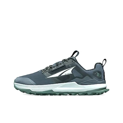 Altra LONE PEAK 8 Амортизаторы Устойчивые к износу Противоскользящие Низкий Топ Беговые кроссовки Женские Черный Серый