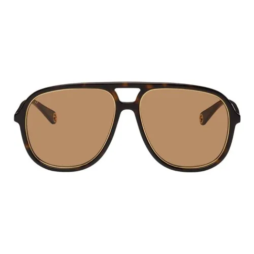 GUCCI Aviator Солнцезащитные очки Унисекс Tortoiseshell
