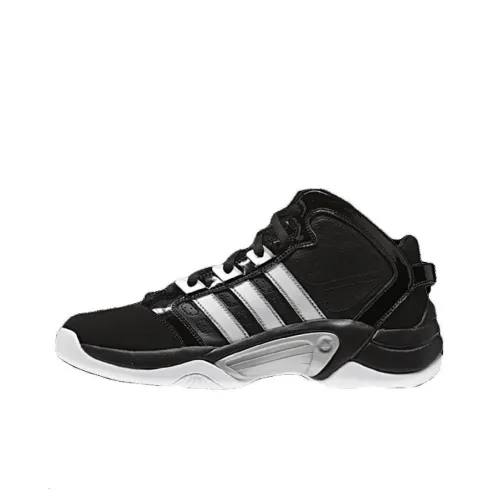 Adidas Амортизация Износостойкие Низкие Кроссовки для Бега Мужские Черные