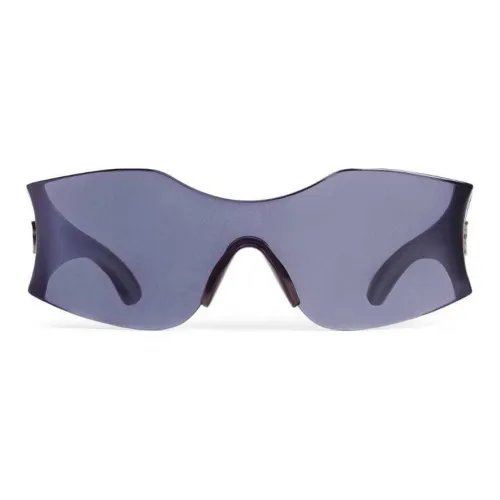 Balenciaga Нейлон Нерегулярная форма Солнцезащитные очки Мужской Синий