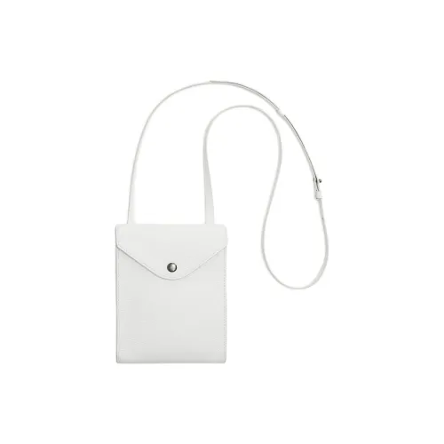 Lemaire с текстурой Козья кожа Конверт Сумка через плечо Женская Белая