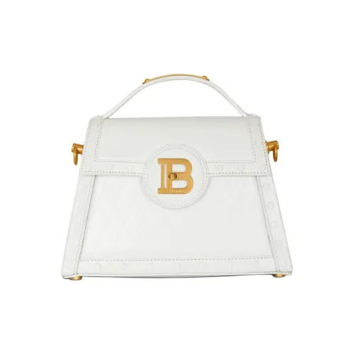 BALMAIN B Buzz Телячья кожа Сумка Сумка через плечо Сумка через плечо Женская Белая