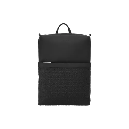 FERRAGAMO Телячья кожа Рюкзак Мужской Черный