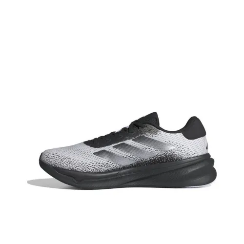 Adidas SUPERNOVA STRIDE Амортизация и Дышащий Низкий Топ Беговые кроссовки Мужские Белые Серые