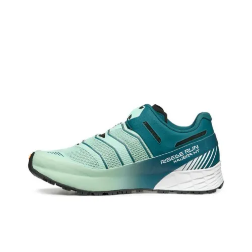 SCARPA Ribelle Амортизация Износостойкие Низкие Кроссовки для Бега Женские Зеленые