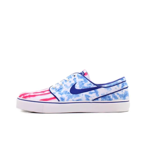 nike ZOOM STEFAN JANOSKI ZOOM STEFAN JANOSKI Покрытие Slip-Resistant Низкий Топ Скейтборд Кроссовки Мужские Синие