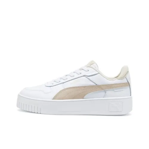 PUMA Carina Скейтборд Кроссовки Низкие Топ Экрю Женские
