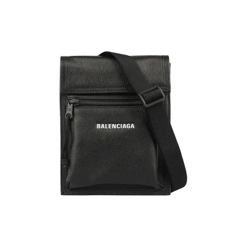 Balenciaga Чехол для телефона из коровьей кожи сумка через плечо унисекс черный