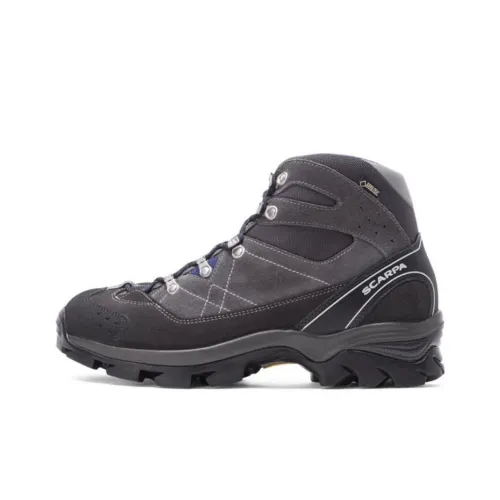 SCARPA Амортизация Износостойкие Высокие Кеды Уличная Обувь Мужская Серый Синий