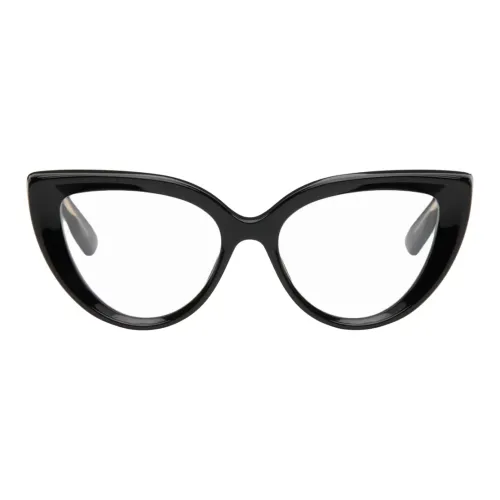 GUCCI Ацетат Оправа для очков "Кошачий глаз" Женская Черная