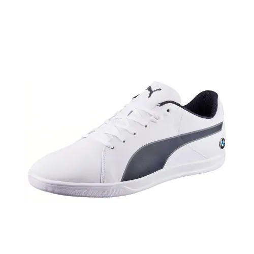PUMA BMW MS Court Low Топ Тренировочные Кроссовки Мужские Белые Синие
