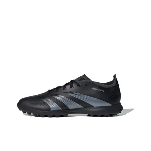 Adidas PREDATOR 24 IC IN Противоскользящие Устойчивые к истиранию и Сбалансированные Футбольные бутсы Унисекс Черные