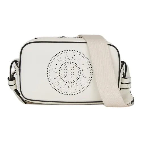 Karl Lagerfeld Сумка через плечо из коровьей кожи женская цвет экрю