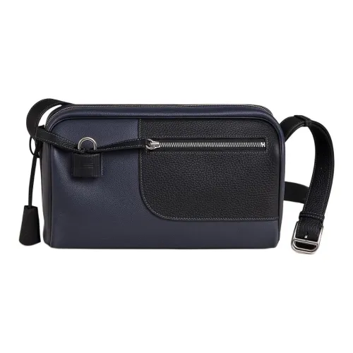 HERMES Nouveau on Body Сумка через плечо 2Z BLEU NUIT Полночный синий Мужской