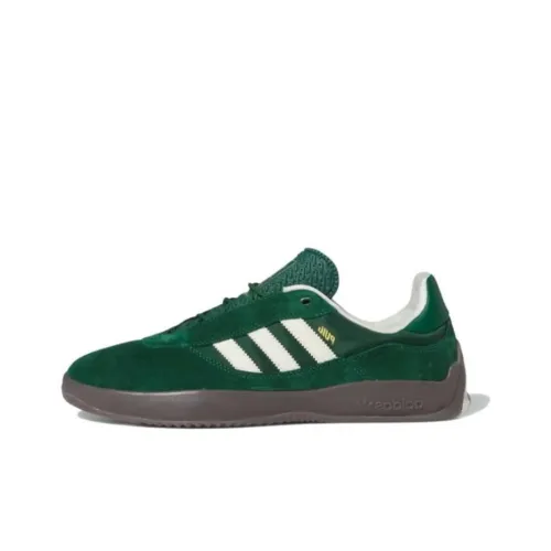 Adidas Originals Puig Slip Resistant Abrasion Resistant Низкий Топ Скейтборд Кроссовки Мужские Зеленые