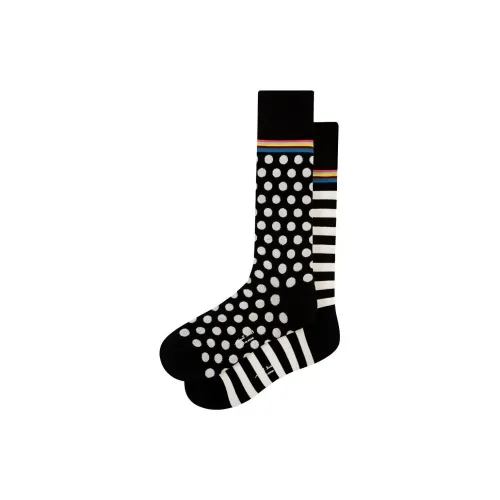 Paul Smith 2 пачки черные и белые мужские носки до икры MID