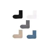 Чёрный + Белый + Серый + Льняная ткань + Индиго