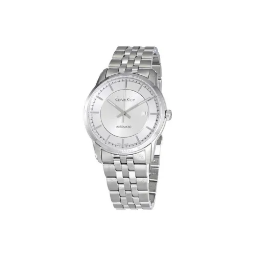 Calvin Klein Автоматические механические часы для мужчин, 42 мм, серебряный
