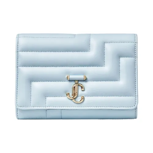 Jimmy Choo Avenue Напп Кожа Одно Плечо Через Плечо Клатч Женский Синий