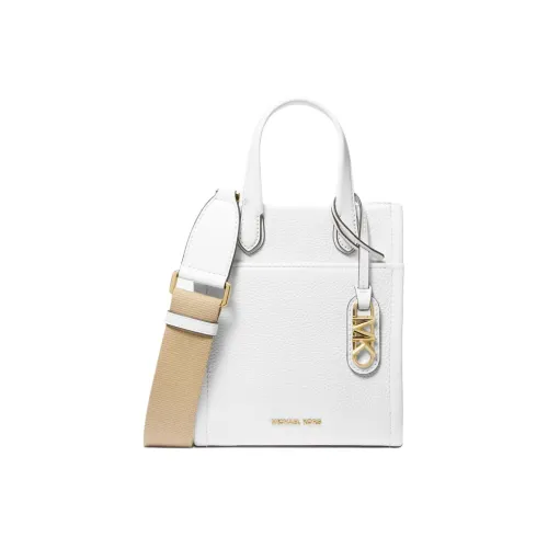 MICHAEL KORS Gigi Коровья кожа с искусственной кожей через плечо сумка женская белая