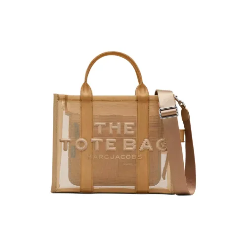 MARC JACOBS Сетчатая ткань Тоут Сумка Сумка для покупок Сумка через плечо Сумка среднего размера Женская CAMEL