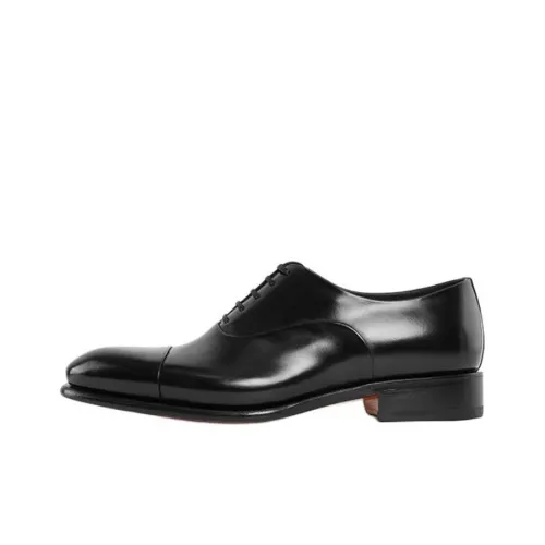 Santoni Туфли Низкие Черные Мужские