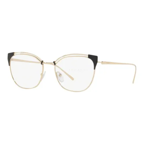 PRADA Металл Кошачий глаз Оправы для очков Унисекс Золото