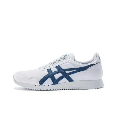 Onitsuka Tiger Dualio Амортизаторы Shock противоскользящие устойчивые к истиранию низкий топ повседневная обувь унисекс белый и синий