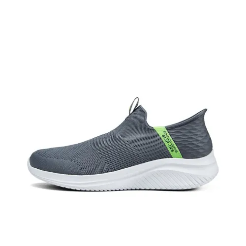 Skechers Повседневные Низкие Кеды Серые Мужские