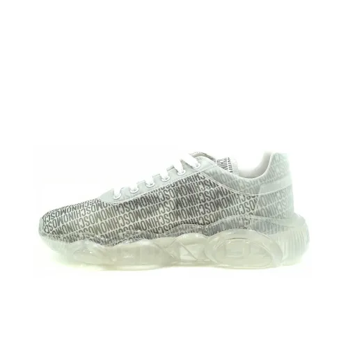 MOSCHINO Низкий топ Повседневная обувь Мужская Серый