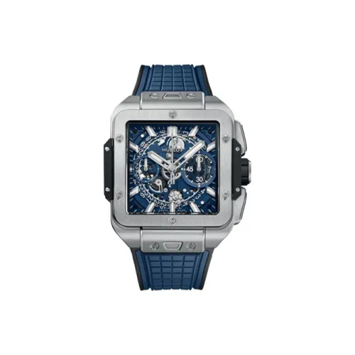 HUBLOT Автоматический Механический Мужской Часы SQUARE BANG UNICO 42 мм Скелет