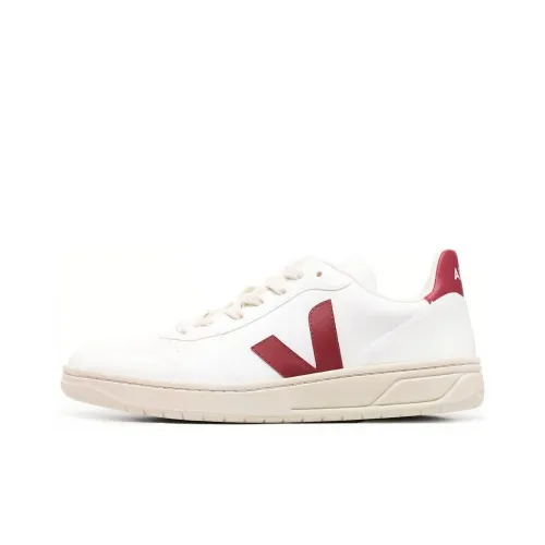 VEJA V 10 Устойчивые к истиранию Низкие Кроссовки для скейтбординга Унисекс Белые