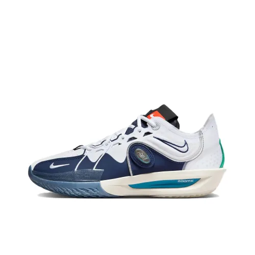 Nike Air Zoom G.T. Cut 3 Баскетбольные кроссовки Низкий топ Белый Синий Мужской