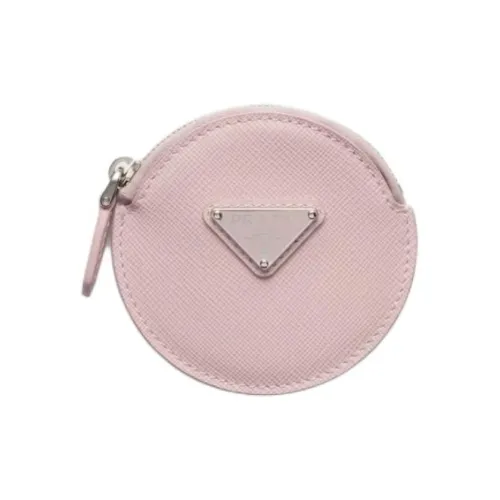 PRADA Saffiano кожа кошелек для монет женский розовый