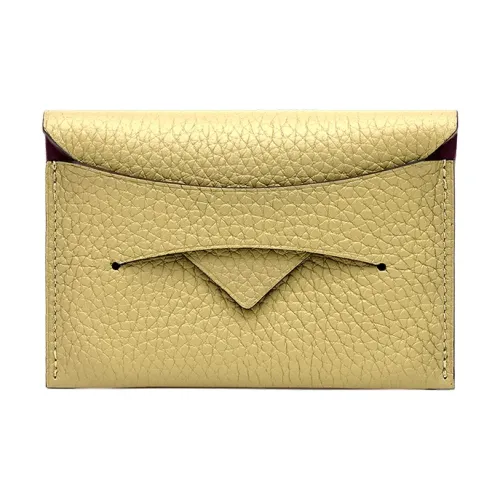 Moynat Taurillon Gex Кожа Держатель для карт Мини Женский Желтый