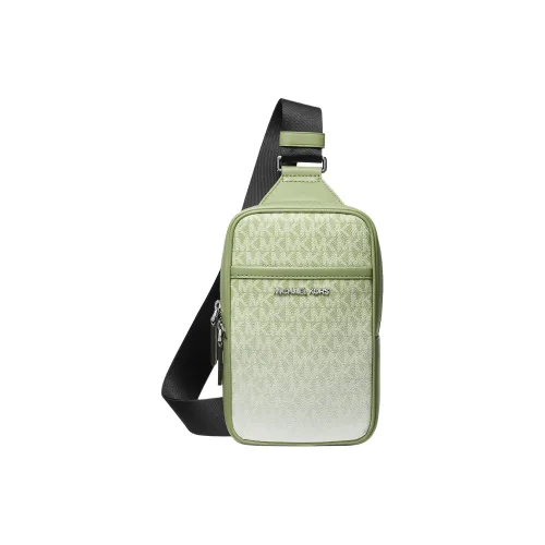 MICHAEL KORS Покрытый холст Одно плечо Через плечо Бананка Sling Сумка Средний Мужской Светлый Saint