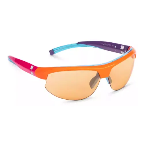 LOUIS VUITTON Полиамид Нерегулярная форма Солнцезащитные очки Унисекс Оранжевый