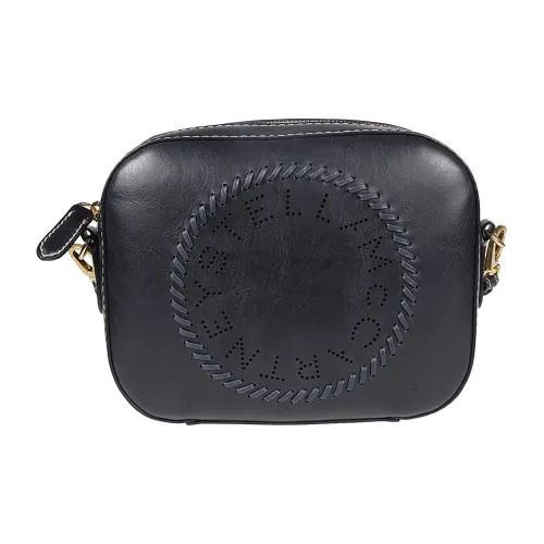 Stella McCartney Полиэстер Camera Сумка Сумка через плечо Мини Женская Полночный синий